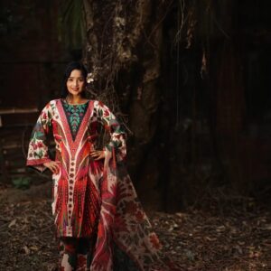 Digital Print Three Piece (Sensitive Silk)